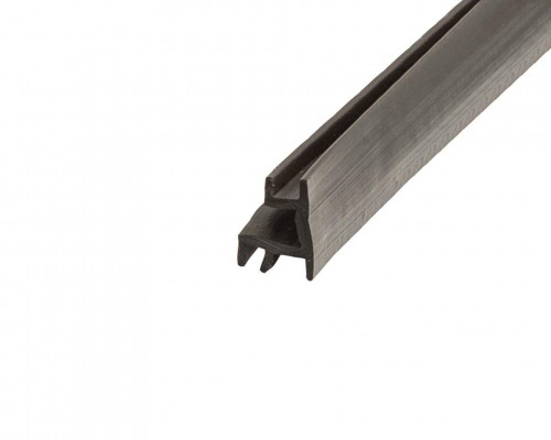 FIRMAX Уплотнитель ПВХ под вставку 4мм, черный, для PRO35