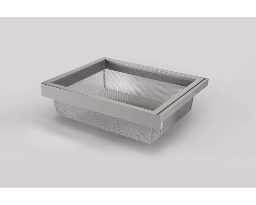 FIRMAX Выдвижная корзина в базу 800 мм, мелкая сетка, 764х420х140 (ШхГхВ), серый 1 шт.