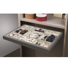 FIRMAX Выдвижной лоток для бижутерии в базу 600 мм, 564х420х61 (ШхГхВ), серый 1 шт.