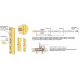 FM201 Корректор фасада врезной, L=1500-2700 мм, FIRMAX. 1 ком.