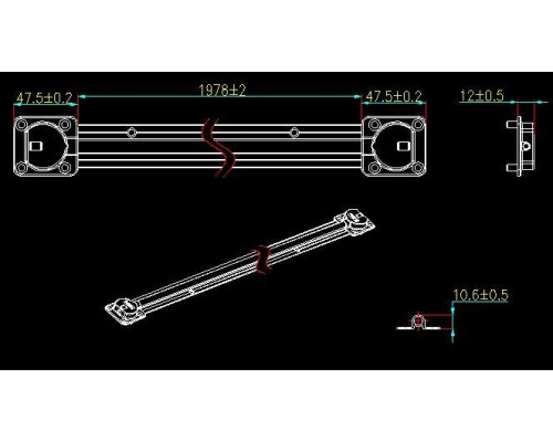 FM203 Корректор фасада накладной, L=1000-2700 мм, FIRMAX. 1 ком. FM203 Корректор фасада накладной, L=1000-2700 мм, FIRMAX. 1 ком.
