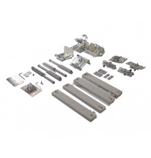 FM509 Комплект накладных роликов и доводчиков на 2 двери, FIRMAX. 1 ком.