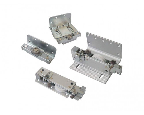 FM602 Комплект накладных роликов и доводчиков на 2 двери, FIRMAX. 1 ком.