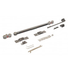 FM905B Комплект для сдвижной деревянной двери с двухсторонним плавным закрыванием 1 ком.