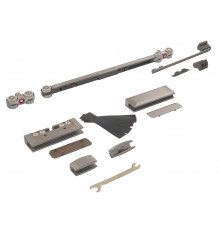 FM905E  Комплект для сдвижной стеклянной двери с двухсторонним плавным закрыванием