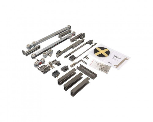 FM910A Комплект для 3-х (1+2) деревянных дверей с каскадным плавным закрыванием