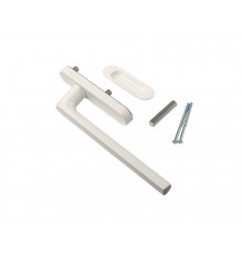 Гарнитур Internika без PZ, длина ручки 240 мм+ракушка, штифт 10/62 мм, белый (RAL9016)