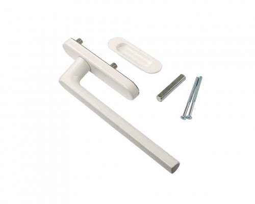 Гарнитур Internika без PZ, длина ручки 240 мм+ракушка, штифт 10/62 мм, белый (RAL9016)