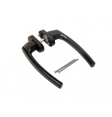 Гарнитур Internika, длина ручки 170 мм, штифт 7, черный (RAL9005)