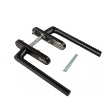 Гарнитур Internika с PZ, длина ручки 240 мм, штифт 10/105 мм, черный (RAL9005)