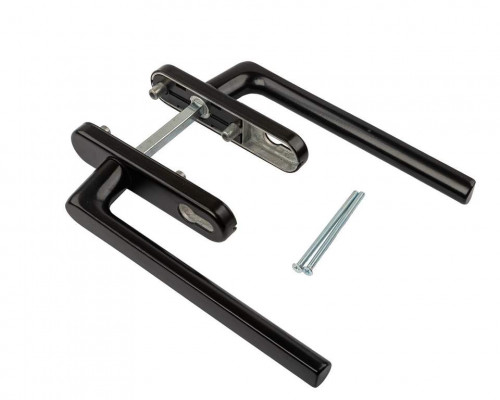 Гарнитур Internika с PZ, длина ручки 240 мм, штифт 10/105 мм, черный (RAL9005)