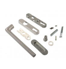 Гарнитур Internika с PZ, длина ручки 240 мм+ракушка, штифт 10/62 мм, неокрас