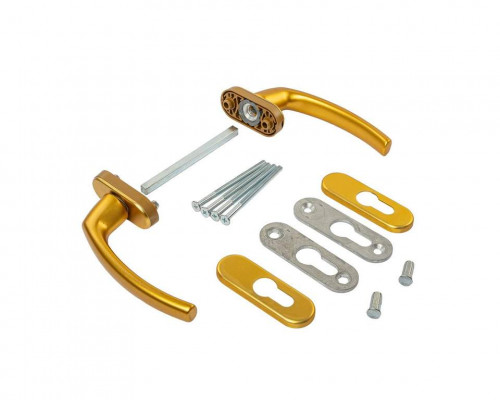 Гарнитур балконный Internika FILIZ, с овальными накладками, золото