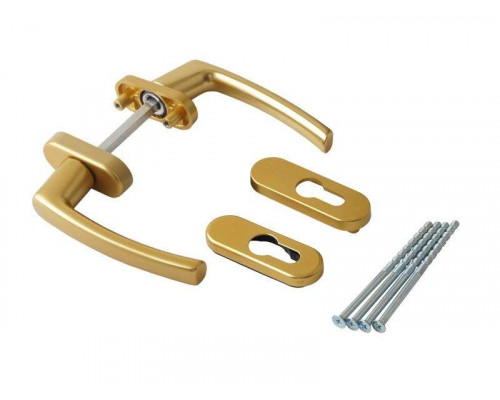 Гарнитур для балконной двери Rotoline золото матовое/песочное золото (228294)