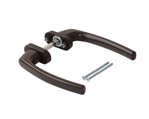 Гарнитур для раздвижной конструкции Internika, коричневый комплект 2 упаковки. для профилей 58-60мм