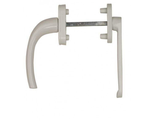 Гарнитур для балконной двери Internika Pushkin с низкой ручкой 30мм-58мм белый F9016