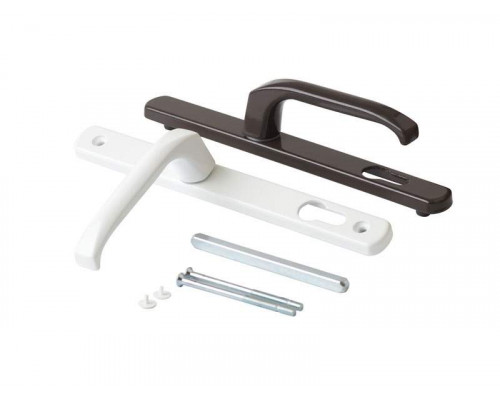 Гарнитур нажимной Elementis DENIZ, 25/92 Белый(внутр)-Коричневый (внеш) 1 ком.