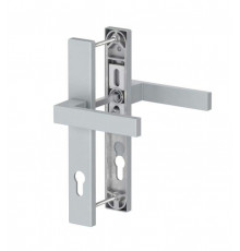 Гарнитур нажимной Dublin подпружиненный 92/37 Серебро, SILVER