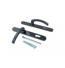 Гарнитур нажимной FKS подпруж. со сплошной накладкой 30/92 с закрытыми винтами  RAL7016 1 шт.