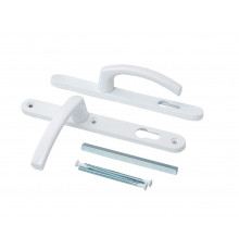 Гарнитур нажимной FKS со сплошной накладкой 26/92 подпружиненный,  RAL9016 1 шт.