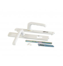 Гарнитур нажимной HOPPE London со сплошной накладкой (30 мм 67-72 мм), Белый RAL9016 1 шт.