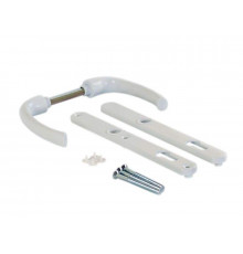 Гарнитур нажимной HOPPE Tokyo со сплошной накладкой (24 мм 58-63 мм), Белый RAL9016 1 шт.