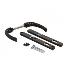 Гарнитур нажимной HOPPE Tokyo со сплошной накладкой (24 мм 67-73 мм), Коричневый 1 шт.