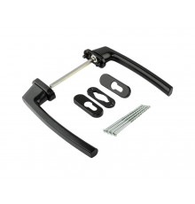 Гарнитур нажимной RotoLine Patio, 200 мм, штифт 135, черный матовый