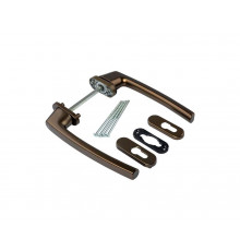 Гарнитур нажимной RotoLine Patio, 200 мм, штифт 135, средняя бронза