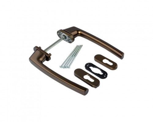 Гарнитур нажимной RotoLine Patio, 200 мм, штифт 135, средняя бронза