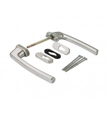 Гарнитур нажимной RotoLine Patio, 200мм, штифт 135, серебро натуральное