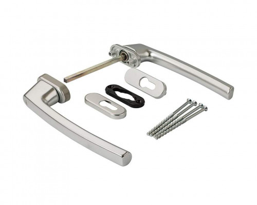 Гарнитур нажимной RotoLine Patio, 200мм, штифт 135, серебро натуральное