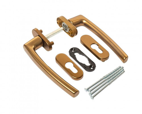 Гарнитур нажимной RotoLine Patio, бронза R05.5