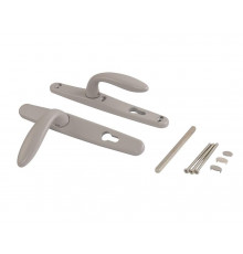 Гарнитур нажимной Stublina, 36/85 Серебро RAL9006 1 ком.