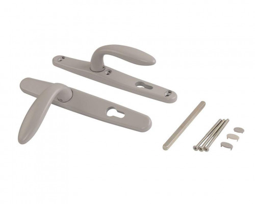 Гарнитур нажимной Stublina, 36/85 Серебро RAL9006 1 ком.