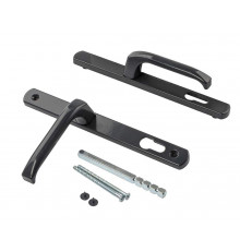 Гарнитур нажимной подпружиненный DENIZ, 25/92 антрацит RAL7016