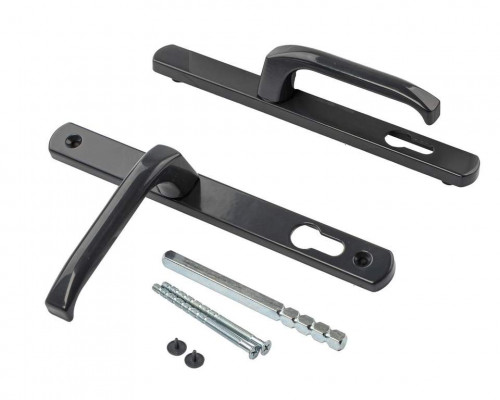 Гарнитур нажимной подпружиненный DENIZ, 25/92 антрацит RAL7016