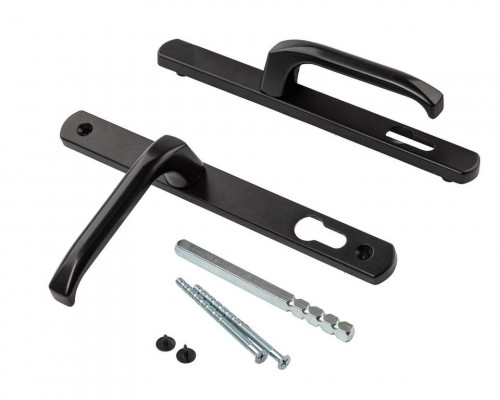 Гарнитур нажимной подпружиненный DENIZ, 25/92 черный RAL9005