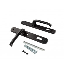 Гарнитур нажимной подпружиненный 35/92 черный RAL9005