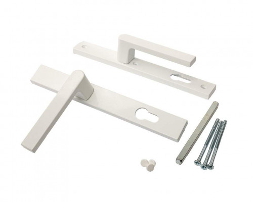 Гарнитур нажимной подпружиненный 32/92 (3 винта), белый RAL9016