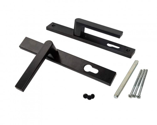 Гарнитур нажимной с подпружиниванием Romante 32/92 (3 винта), черный