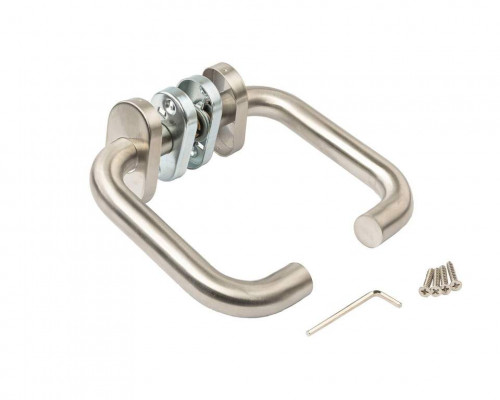 Гарнитур нажимной раздельный Elementis, кругл., +/-45°, нерж. сталь 1 ком.