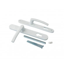 Гарнитур нажимной с подпружиниванием Mezut 35/92 (3 винта) белый RAL9016 1 шт.