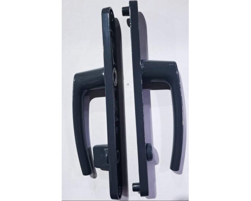 Гарнитур нажимной с подпружиниванием Mezut WC 25/90 антрацит RAL7016