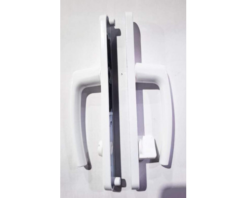 Гарнитур нажимной с подпружиниванием Mezut WC 25/90, белый RAL9016