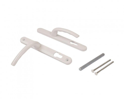 Гарнитур нажимной с подпружиниванием Star 25/85 (2 винта) Белый RAL9016