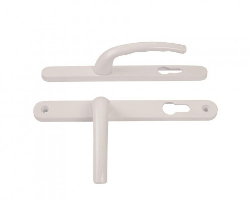 Гарнитур нажимной с подпружиниванием Star 25/85 (2 винта) Белый RAL9016