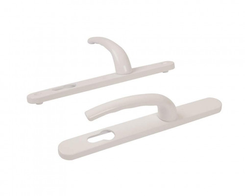 Гарнитур нажимной с подпружиниванием Star 25/85 (2 винта) Белый RAL9016