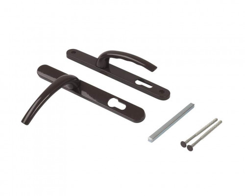 Гарнитур нажимной с подпружиниванием Star 25/85 (2 винта) Коричневый RAL8019