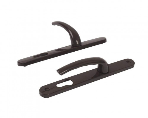 Гарнитур нажимной с подпружиниванием Star 25/85 (2 винта) Коричневый RAL8019